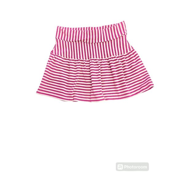 Hanna Andersson Girl 3T Purple Striped Pull on Skirtt 2157 - Picture 1 of 5